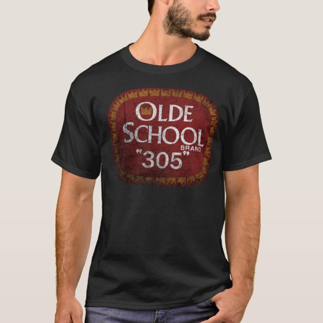 Olde skolar "305" Miami T-shirt (Framsida)