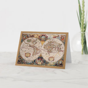 Olde World Greeting Card Kort