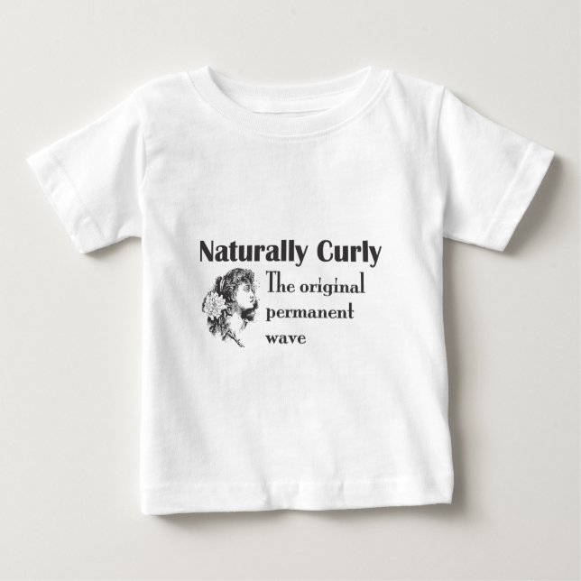 Olde World naturligt Curly Tee (Framsida)