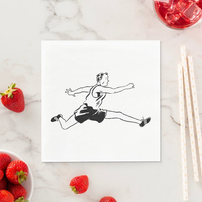 Olden Days Hurdler Pappersservett (Skapare uppladdad)