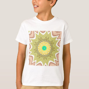 OLDEN GULT Afrikas etniska stammar mönster T-shirt