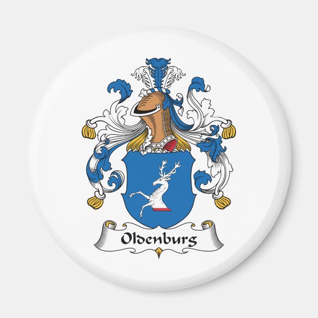 Oldenburg Family Crest Magnet (Framsidan)