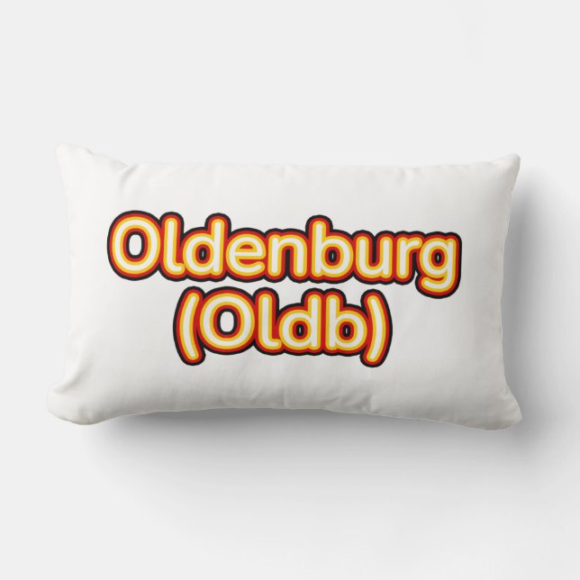 Oldenburg(Oldb) Deutschland Tyskland Lumbarkudde (Framsida)