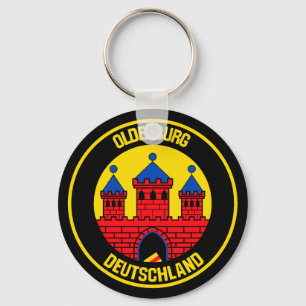 Oldenburg Round Emblem Nyckelring