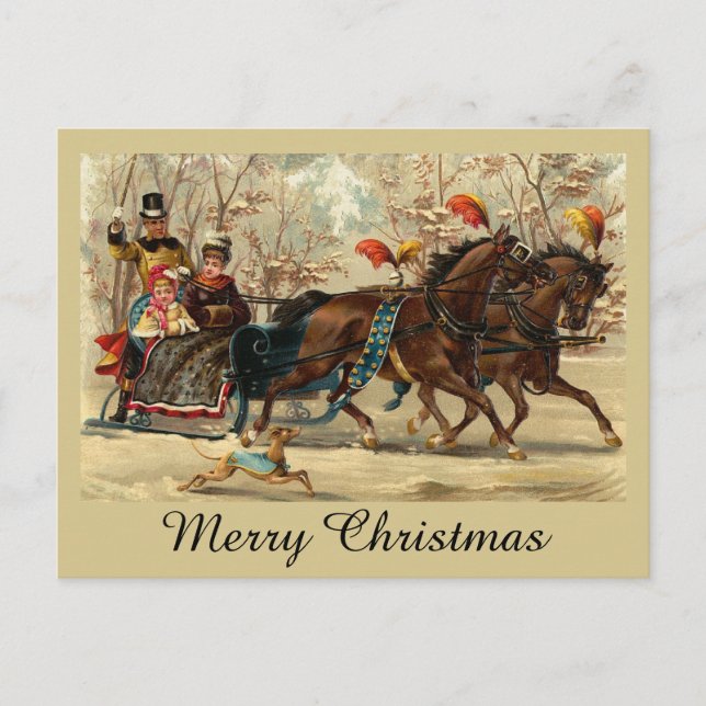 Older and Younger Sisters Ride - Mary Evans Vykort (Framsida)