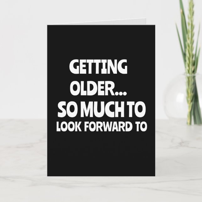 OLDER-COLONOSCOPIES FUNNY BIRTHDAY Greeting Card Kort (Framsida)