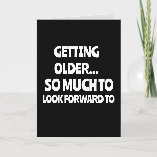 OLDER-COLONOSCOPIES FUNNY BIRTHDAY Greeting Card Kort (Framsida)
