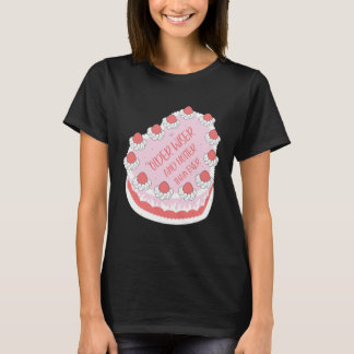 Older Hotter och Wiser Cake Idea Farewell Quit Wo T Shirt