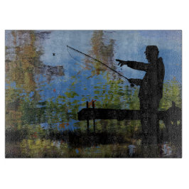 Older Man Fishing Clearboard Pension