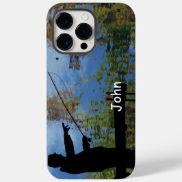 Older Man Fishing Pension iPhone/iPad case