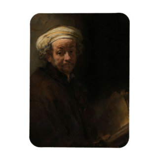 Older Rembrandt Self-porträtt Magnet
