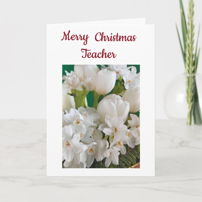 OLDER STUDENT TILL GE ***TEACHER** I CHRISTMAS HELGKORT (Framsida)