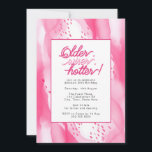 Older, Wiser, Hotter Shock rosa 30års födelsedag Inbjudningar<br><div class="desc">Minnet av att vrida 30 med vår häpnadsväckande inbjudan "Older, Wiser, Hotter" 30års födelsedag. Denna elegant designade inbjudan fångar det väsentliga i att komma in i ett nytt kapitel i livet med stil och nåd. Med en minimalistisk abstrakt utformning och en fängslande plan för shock rosa och baby rosa i...</div>