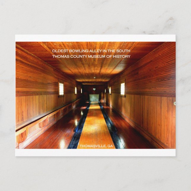 OLDEST BOWLING ALLEY I SYD, THOMASVILLE, GA VYKORT (Framsida)