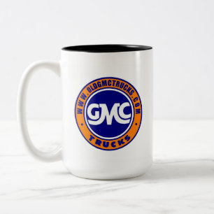 oldGMCtrucks.com medlemmugg Två-Tonad Mugg
