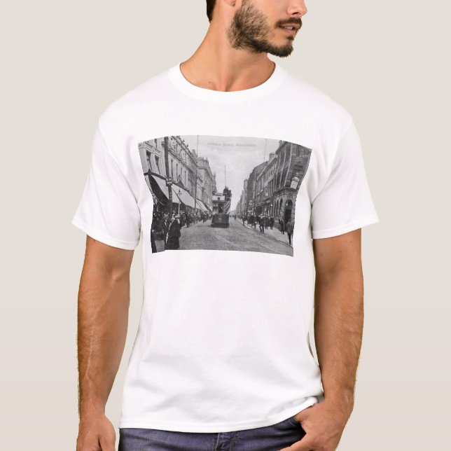 Oldham gata, Manchester, c.1910 T-shirt (Framsida)