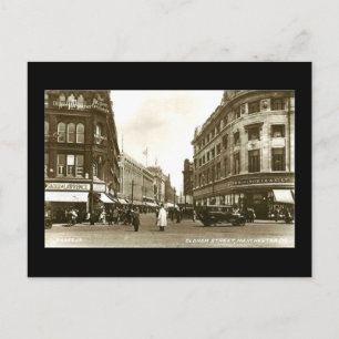 Oldham Street, Manchester, 1937 Vykort