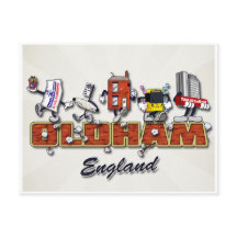 Oldham tecknade figurer