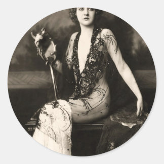 oldhollywood1 runt klistermärke