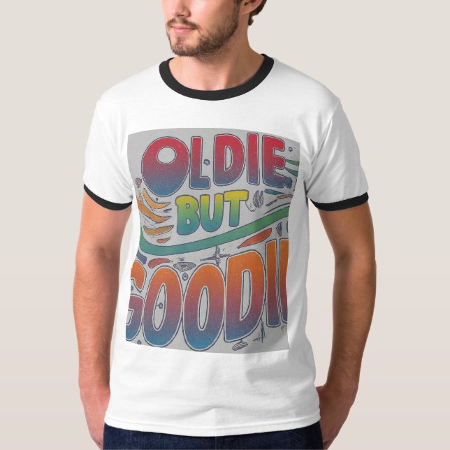 Oldie men Goodie T Shirt (Framsida)