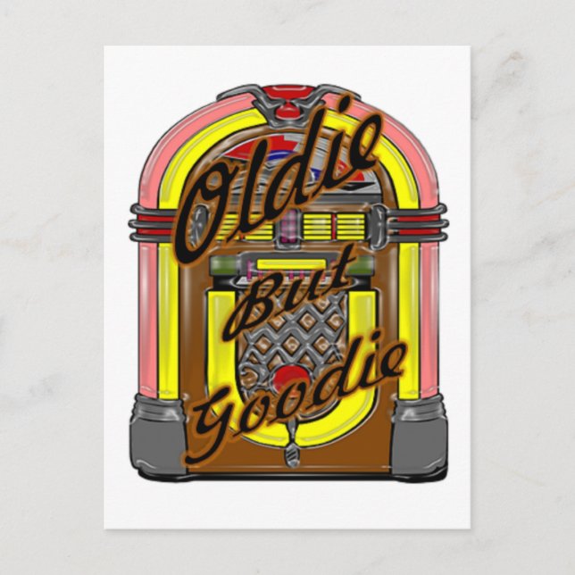 Oldie men Goodie Vykort (Framsida)