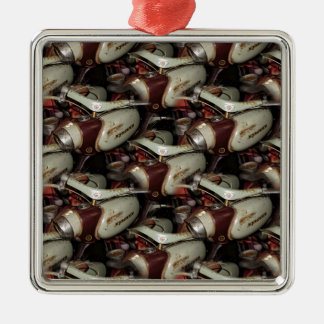 Oldiemotorcykelmånga Julgransprydnad Metall