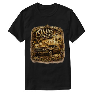 Oldies för alltid t shirt