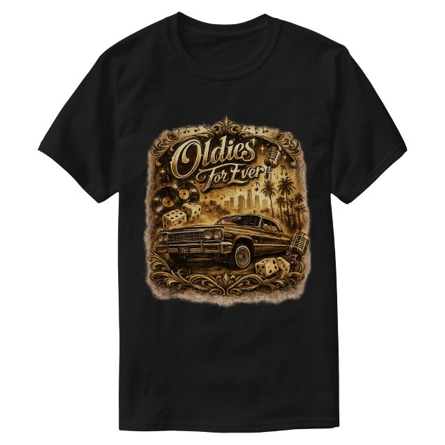 Oldies för alltid  t shirt (Oldies forever T-Shirt)