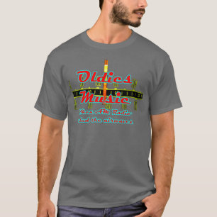 Oldies Music när AM Radio beordrade flygvågorna T Shirt