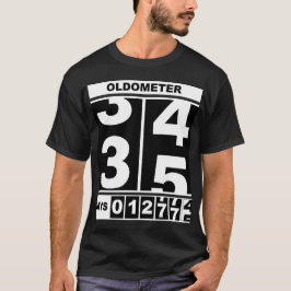 Oldometer 35-årsjubileum Rolig milstolpe Odometer  T Shirt