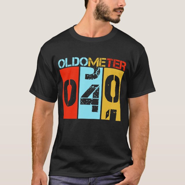 Oldometer 40:e födelsedagslätten sedan 1981 t shirt (Framsida)