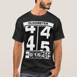 Oldometer 45-årsdag Rolig milstolpe Odometer S T Shirt