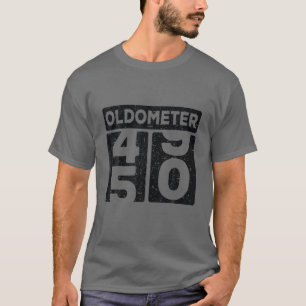 Oldometer 49-50 år gammal Funny 50th Birthday Man T Shirt