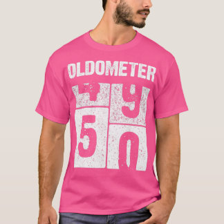 Oldometer 50 år gammal född 1971, 50:e födelsedage t shirt