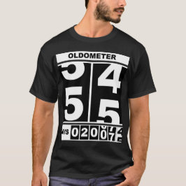 Oldometer 55-årsdag Rolig milstolpe Odometer S T Shirt