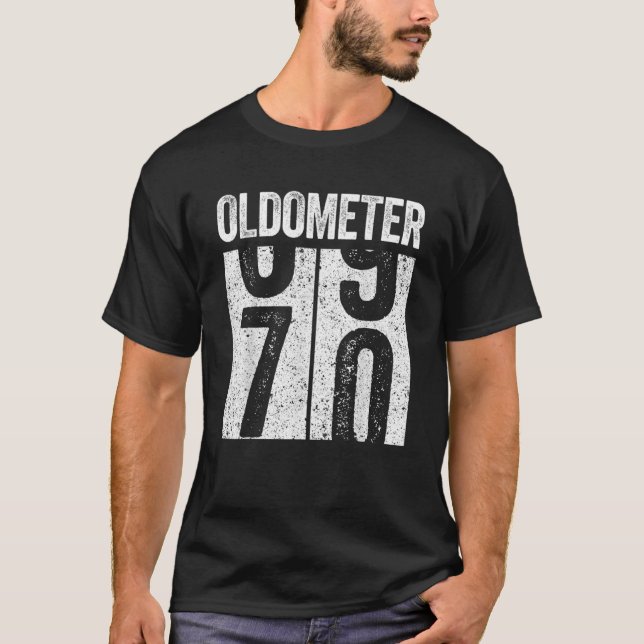 Oldometer 69 70 70 Födelsedagsfest Manar Kvinnor T Shirt (Framsida)