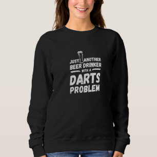 Öldrickare med ett dartproblem, dartspelare, b t shirt