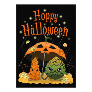 Öldrickare Öl Gott Halloween Fototryck