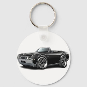 Olds 442 svart cabriolet 1968 nyckelring
