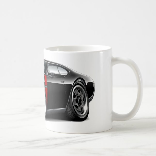 Olds 442 Svart-Röd bil 1968 Kaffemugg (Höger)