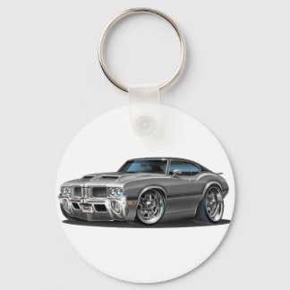 Olds Cutlass 442 Grått Car Nyckelring