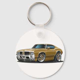 Olds Cutlass Brown Car Nyckelring