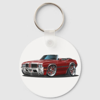 Olds Cutlass Maroon Car Nyckelring