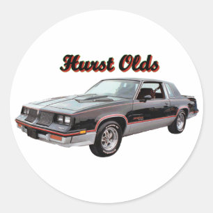 Olds: Hurst Runt Klistermärke