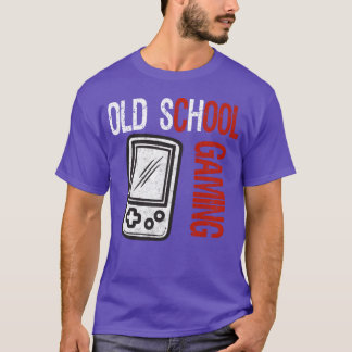 Oldschool Gaming Nerd Gamer Consoles Video Games v T Shirt