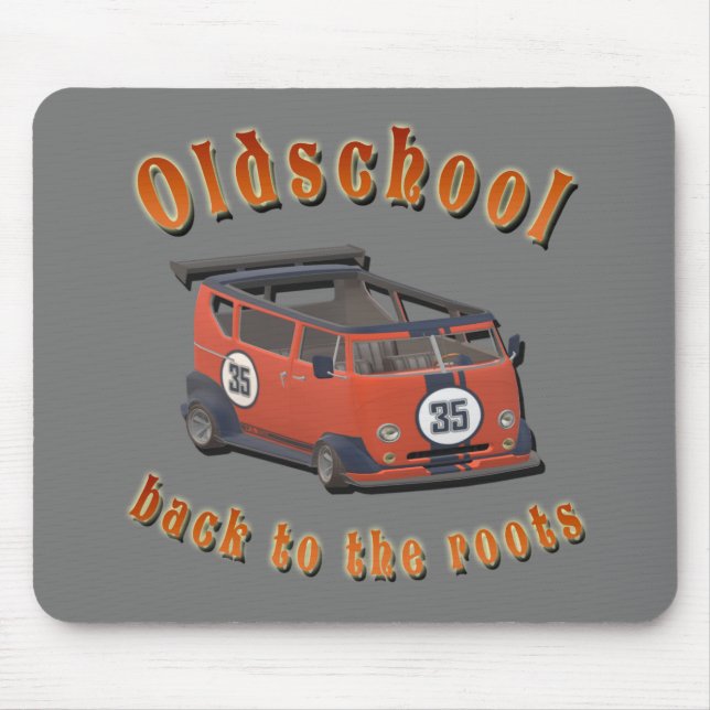 Oldschool Speed - ​ tillbaka till rötterna! Musmatta (Framsidan)
