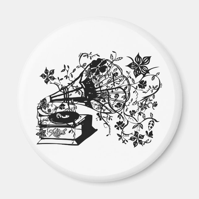 Oldschool vändbord magnet (Framsidan)