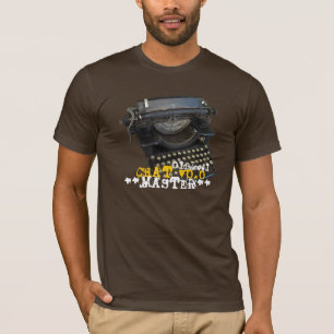 Oldskool chatta v0.0 styr den antika skrivmaskinen t-shirt