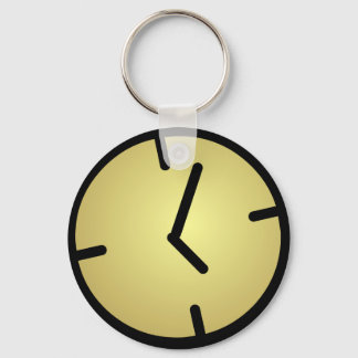 Oldskool Clock Keychain Nyckelring