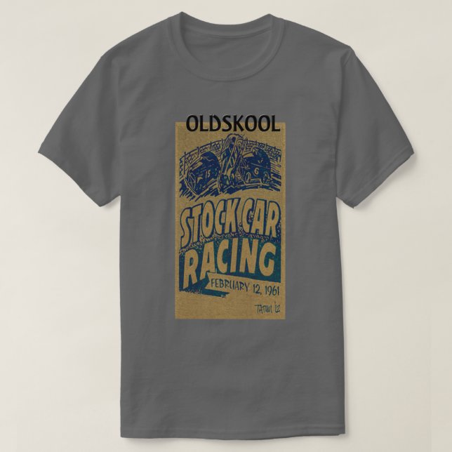 Oldskool Lowbrow  T Shirt (Design framsida)
